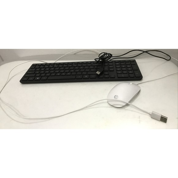 HP SK-2026 USB Black Keyboard With HP P001M Optical Mouse ~Ships Same Day~ - Picture 10 of 12